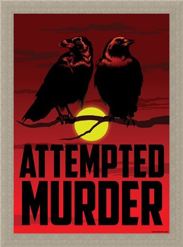 Framed Framed Attempted Murder Mini Poster - Crows
