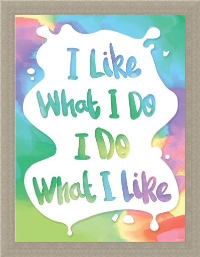 Framed Framed I Like What I Do Mini Poster - Humourus Quote
