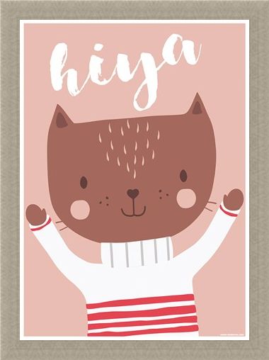Framed Framed A Fabulous Feline - Hiya!