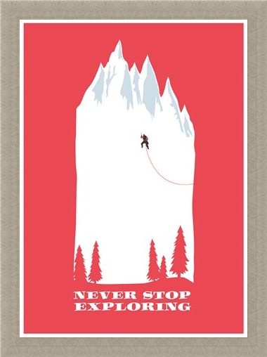 Framed Framed Make Everyday An Adventure - Never Stop Exploring