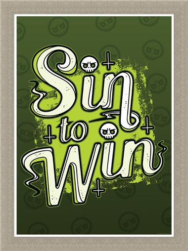Framed Framed Sin To Win - Quirky