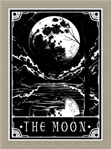 Framed Framed The Moon - Deadly Tarot