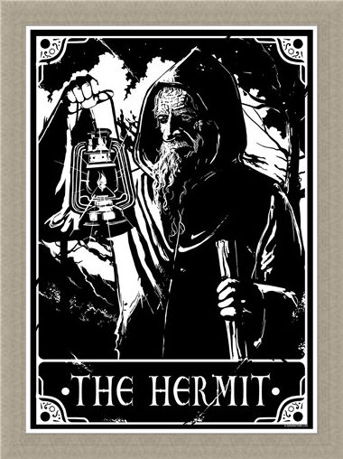 Framed Framed The Hermit - Deadly Tarot