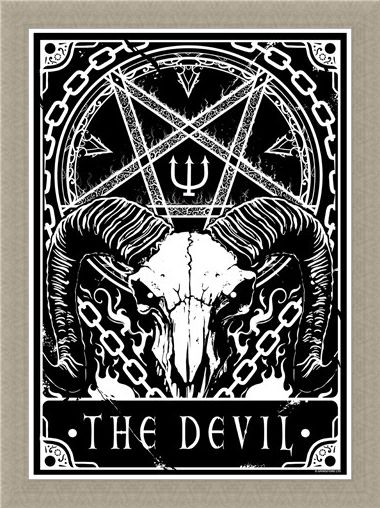 Framed Framed The Devil - Deadly Tarot