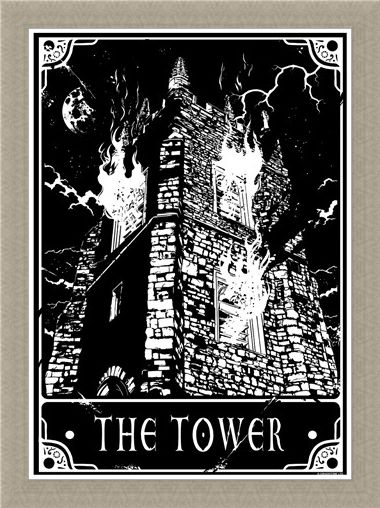 Framed Framed The Tower - Deadly Tarot