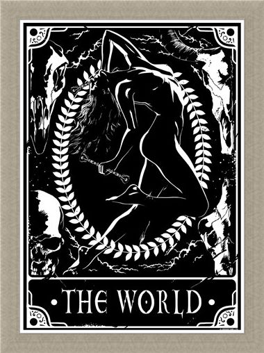 Framed Framed The World - Deadly Tarot