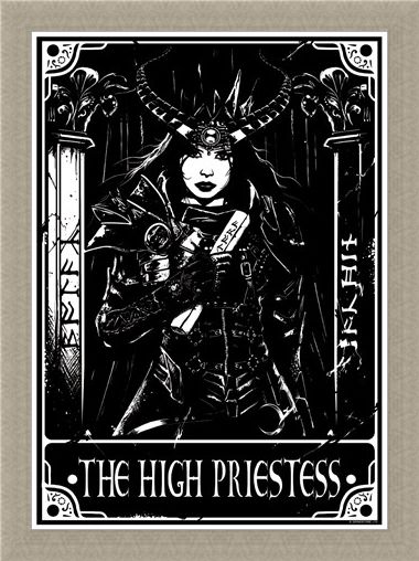 Framed Framed The High Priestess - Deadly Tarot
