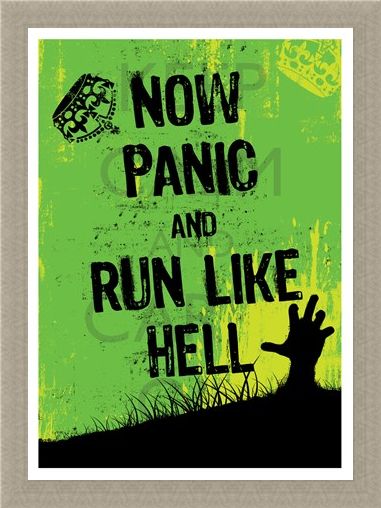 Framed Framed Now Panic & Run Like Hell - They Are Coming