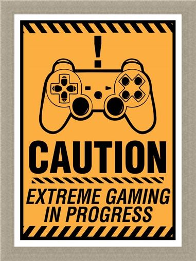 Framed Framed Caution! - Extreme Gaming In Progress