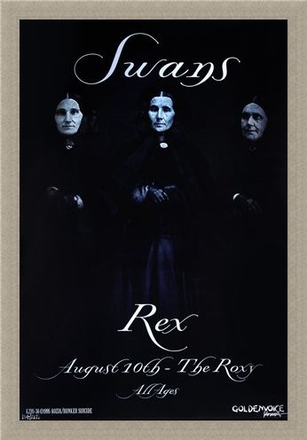 Framed Framed Swans at the Roxy - Frank Kozik