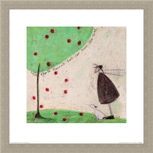 Framed Framed The Apple Doesn't Fall Far From The Tree - Sam Toft