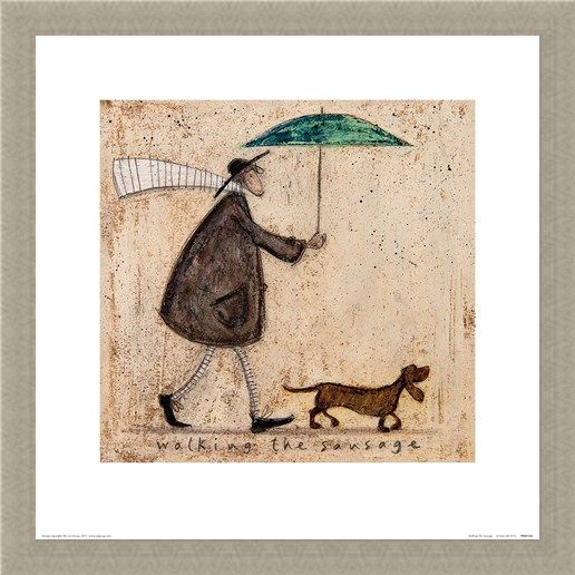 Framed Framed Walking The Sausage - Sam Toft