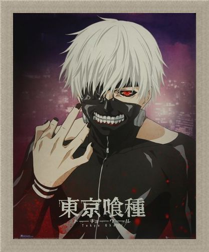 Framed Framed Kaneki Portrait - Tokyo Ghoul