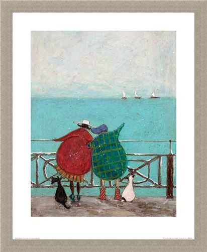 Framed Framed We Saw Three Ships Come Sailing By - Sam Toft