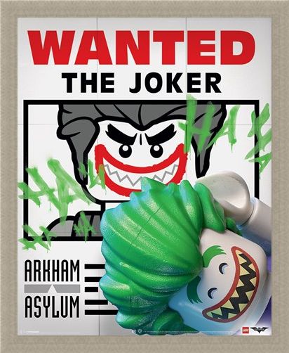 Framed Framed Wanted The Joker - Lego Batman