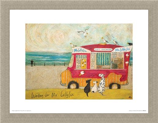 Framed Framed Waiting for Mr Lollyice - Sam Toft