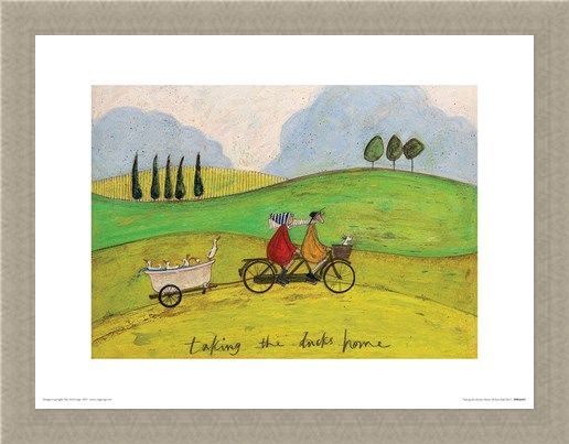 Framed Framed Taking the Ducks Home - Sam Toft