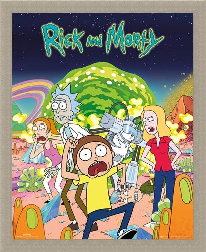 Framed Framed Group - Rick and Morty