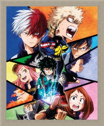 Framed Framed My Hero Academia Group - Quirk