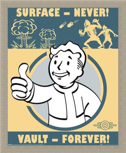 Framed Framed Vault Forever - Fallout