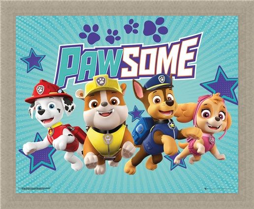 Framed Framed Pawsome - Paw Patrol