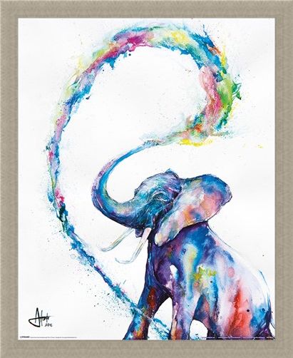 Framed Framed Elephant - Marc Allante
