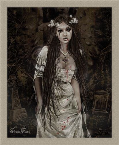 Framed Framed Anatheme The Vampire - Victoria Frances