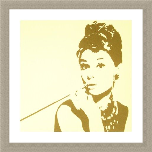 Framed Framed Audrey Hepburn - Phil Handsley