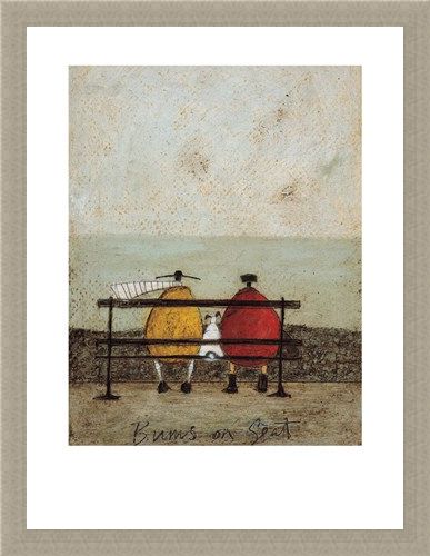 Framed Framed Bums on Seat - Sam Toft
