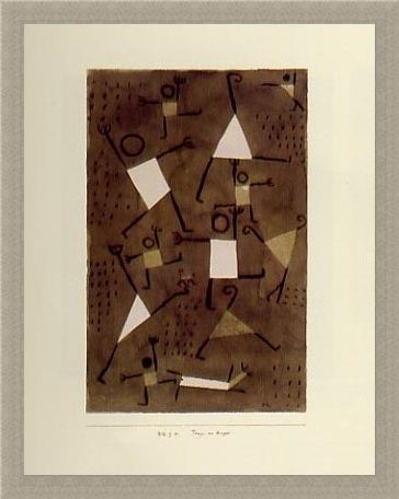 Framed Framed Dancing From Fear - Paul Klee