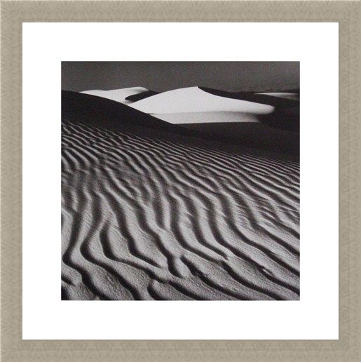 Framed Framed White Dune - Nicholas Pavloff