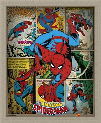 Framed Framed Comic Book Crusader - The Amazing Spider-Man