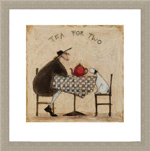 Framed Framed Tea for Two - Sam Toft