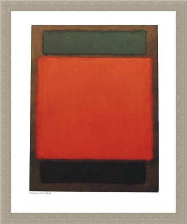 Framed Framed Orange and Brown - Mark Rothko