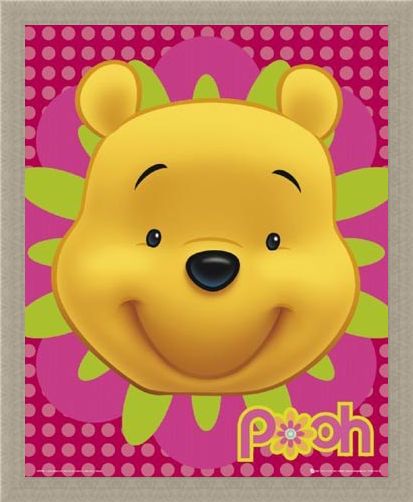 Framed Framed Happy Hunny Bear - Winnie the Pooh