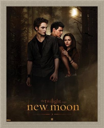 Framed Framed Bella with Edward and Jacob - Who will she choose in the Twilight Saga?