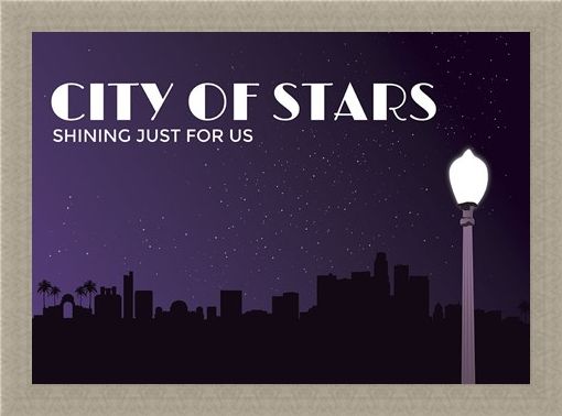 Framed Framed Shining Just For Us - City of Stars