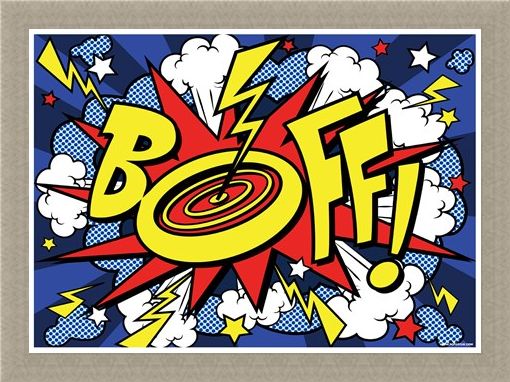 Framed Framed Boff! - A Pop Art Explosion