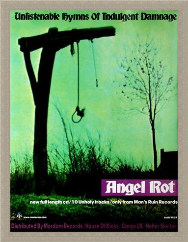 Framed Framed Unlistenable Hymns of Indulgent Damage - Angel Rot - Frank Kozik
