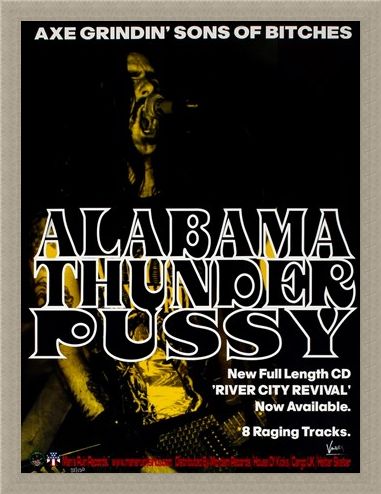 Framed Framed Alabama Thunderpussy - Frank Kozik