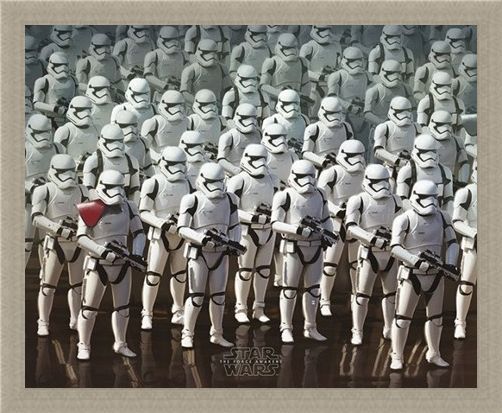 Framed Framed Stormtrooper Elite Army - Star Wars Episode VII