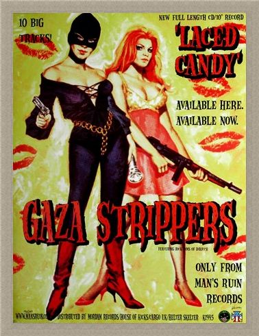 Framed Framed Gaza Strippers - Frank Kozik