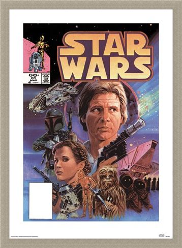 Framed Framed Captain Solo - Star Wars