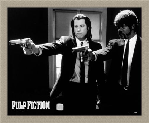 Framed Framed Vincent and Jules - Pulp Fiction