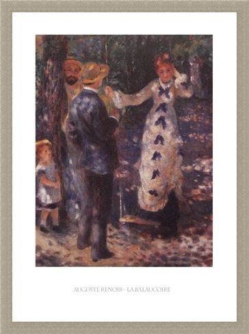 Framed Framed The Balançoire (The Swing) - Auguste Renoir