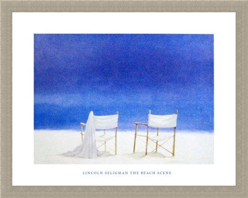 Framed Framed The Beach Scene - Lincoln Seligman
