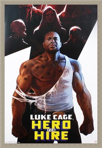 Framed Framed Hero For Hire - Luke Cage
