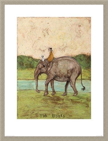 Framed Framed Two Riders - Sam Toft