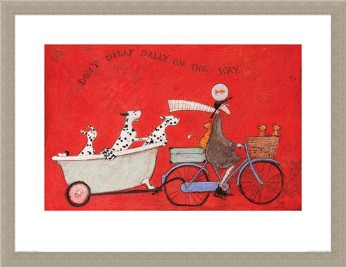 Framed Framed Don't Dilly Dally on the Way - Sam Toft