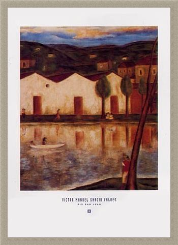 Framed Framed Rio San Juan - Victor Manuel Garcia Valdes
